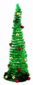 Christmas Tree made of decorations