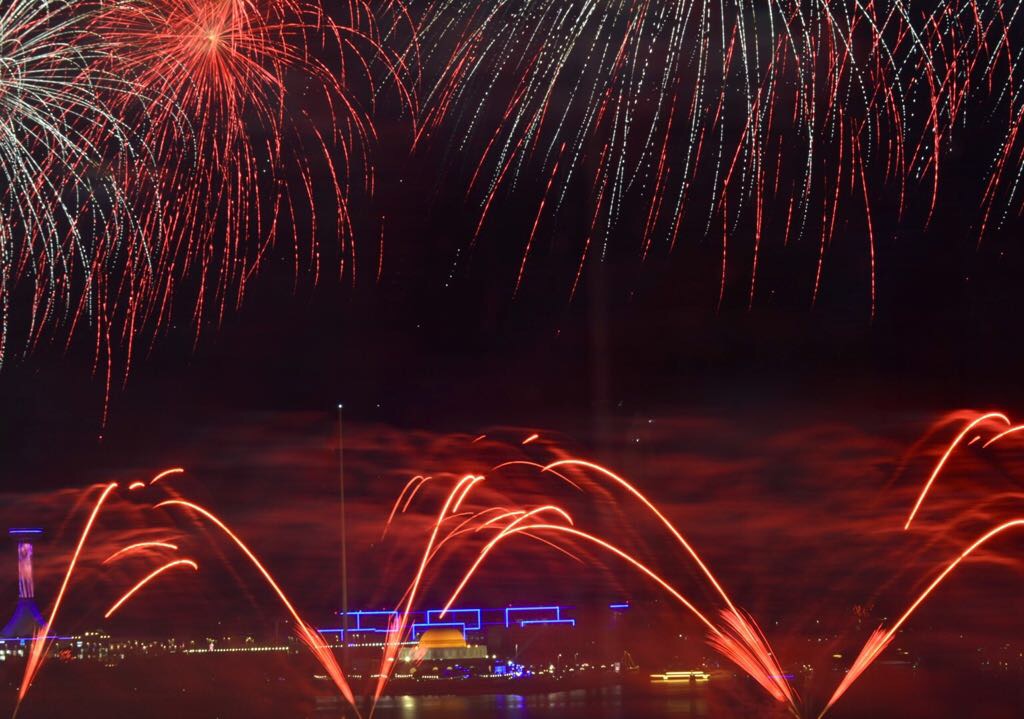 Abu Dhabi National Day fireworks celebration